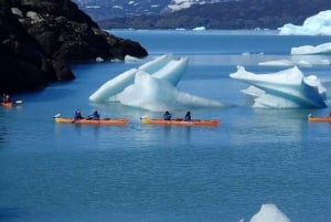 Caiaque nas passarelas do Perito Moreno almoço Traslado de Calafate