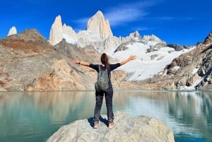 CHALTEN: całodniowy trekking nad pustynnym jeziorem GLACIAR VESPIGNANI