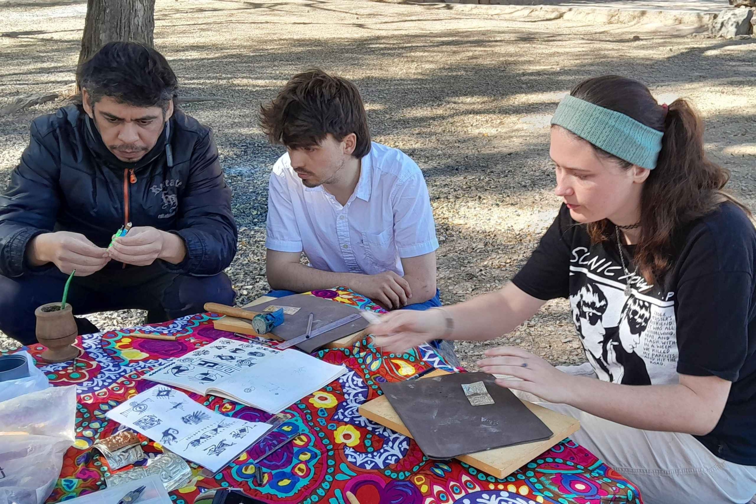 Saltan kaupunki: Alpakka- ja nahkakäsityöpaja ulkoilmassa!