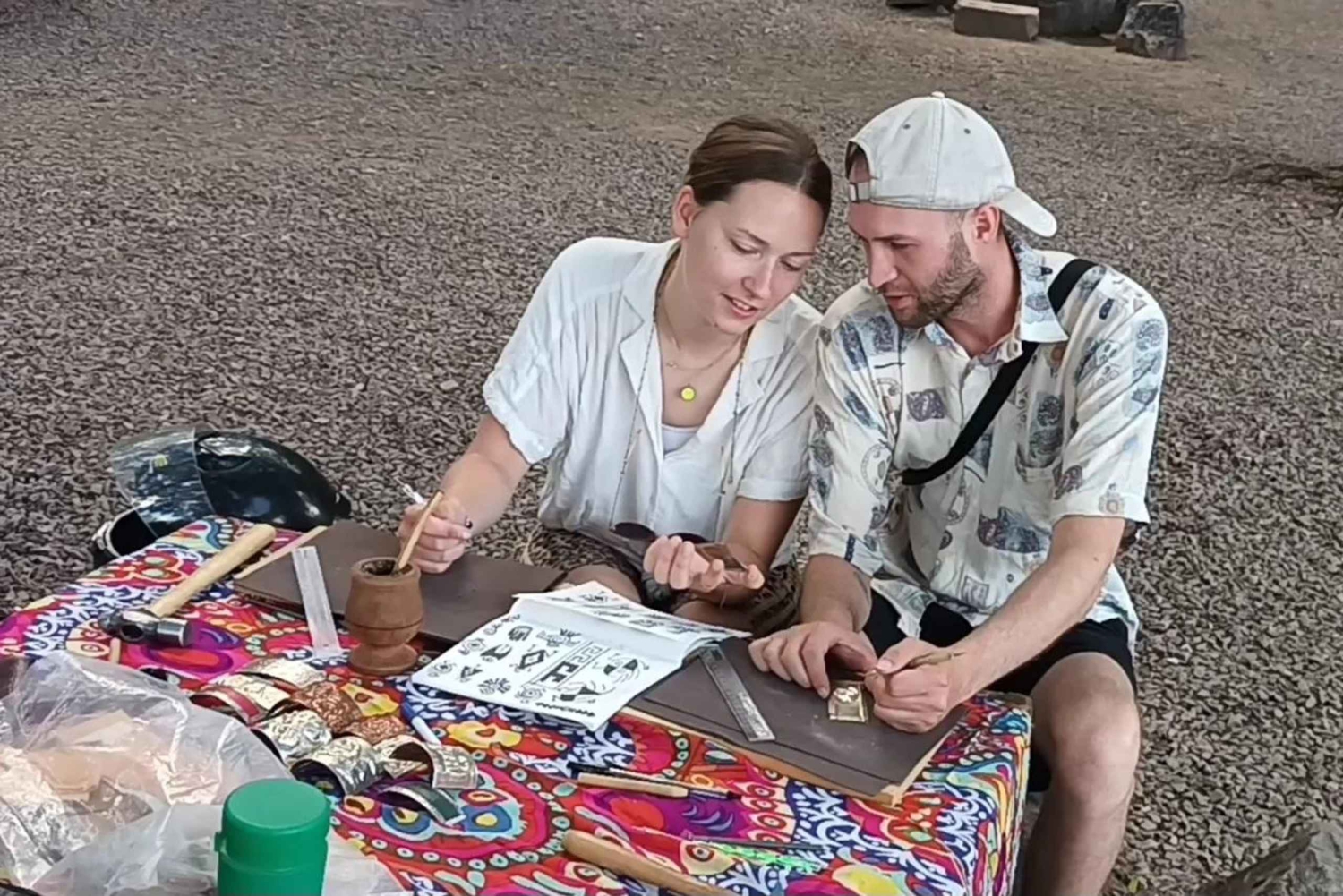 Saltan kaupunki: Alpakka- ja nahkakäsityöpaja ulkoilmassa!