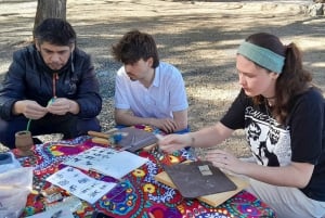 City of Salta: Alpaca and leather handicraft workshop in the open air!