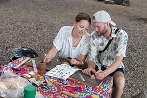 City of Salta: Alpaca and leather handicraft workshop in the open air!