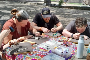 City of Salta: Alpaca and leather handicraft workshop in the open air!