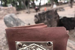 City of Salta: Alpaca and leather handicraft workshop in the open air!