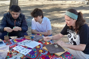 Saltan kaupunki: Alpakka- ja nahkakäsityöpaja ulkoilmassa!