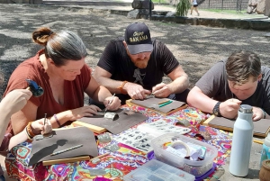 Saltan kaupunki: Alpakka- ja nahkakäsityöpaja ulkoilmassa!