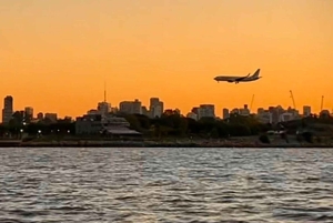 Kom och se solnedgången i Buenos Aires på världens bredaste flod.