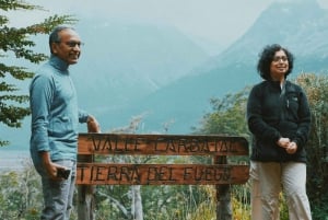 Cruzando os Andes: lagos Fagnano e Escondido com cordeiro