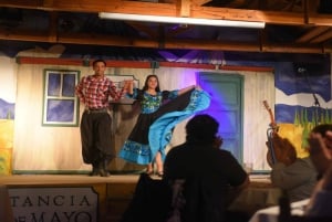 El Calafate: Estancia 25 de Mayo, cena y espectáculo con traslado