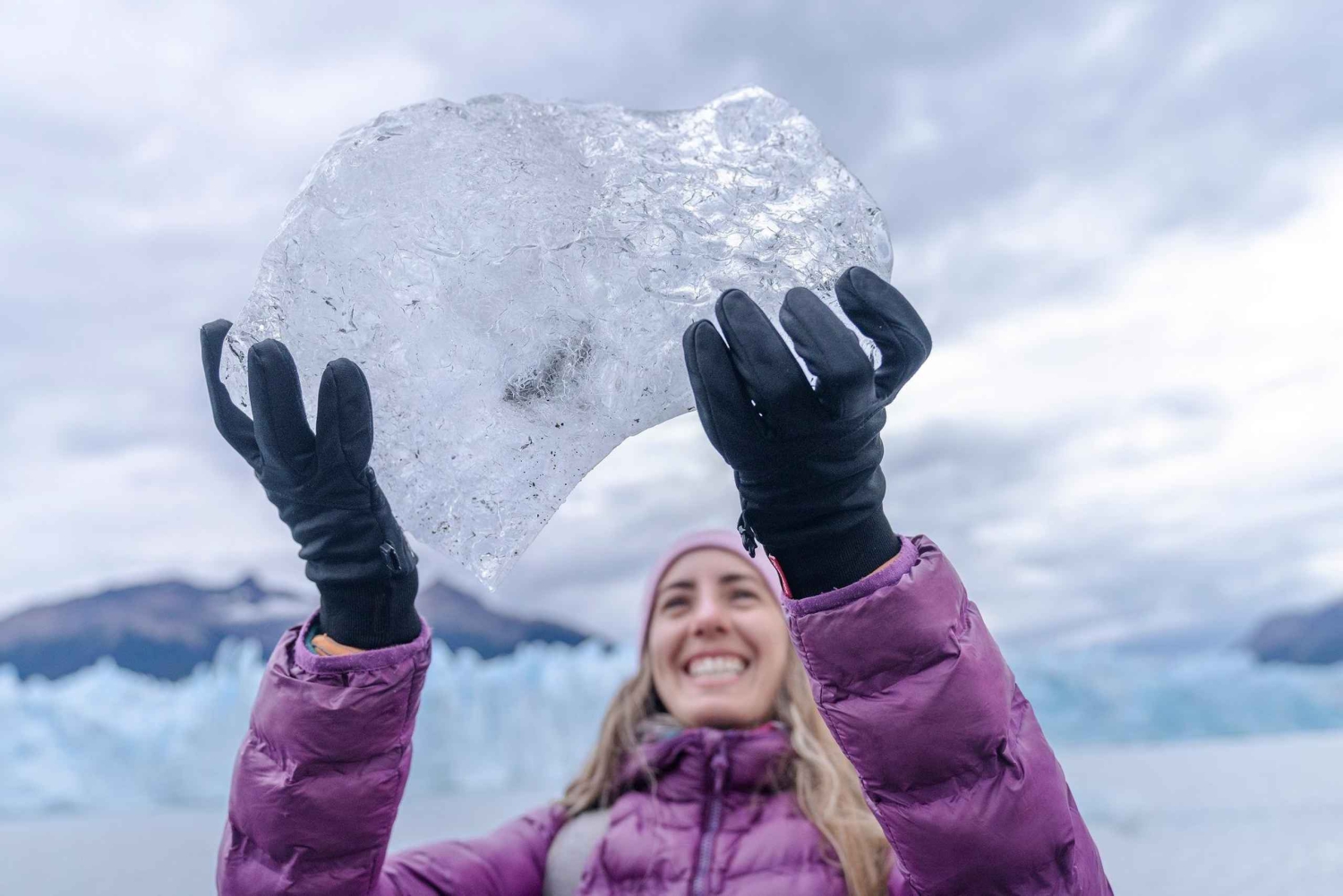 El Calafate: 'Perito Moreno-breen med den blå safarituren'.