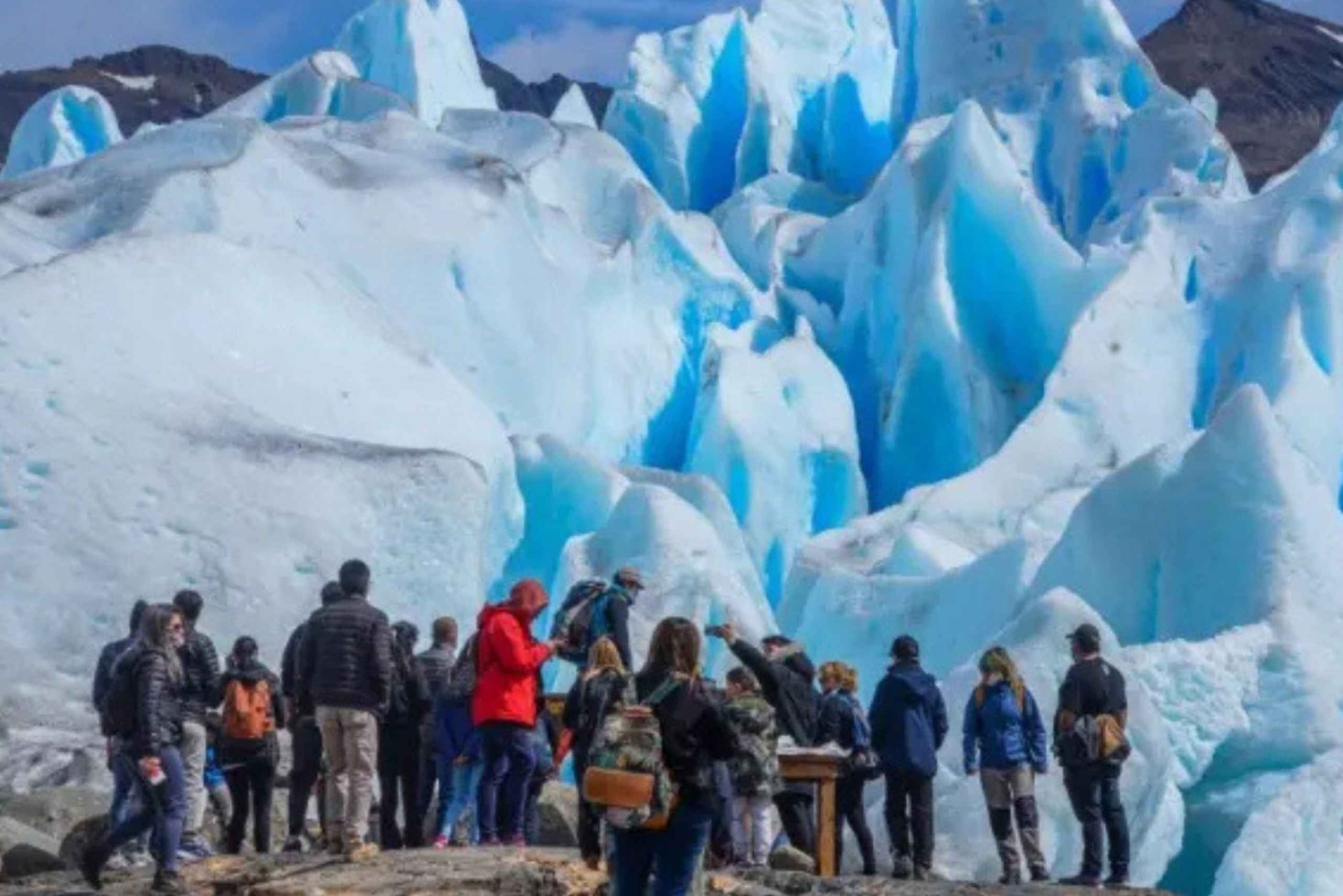 El Calafate: 'Perito Moreno-breen med den blå safarituren'.