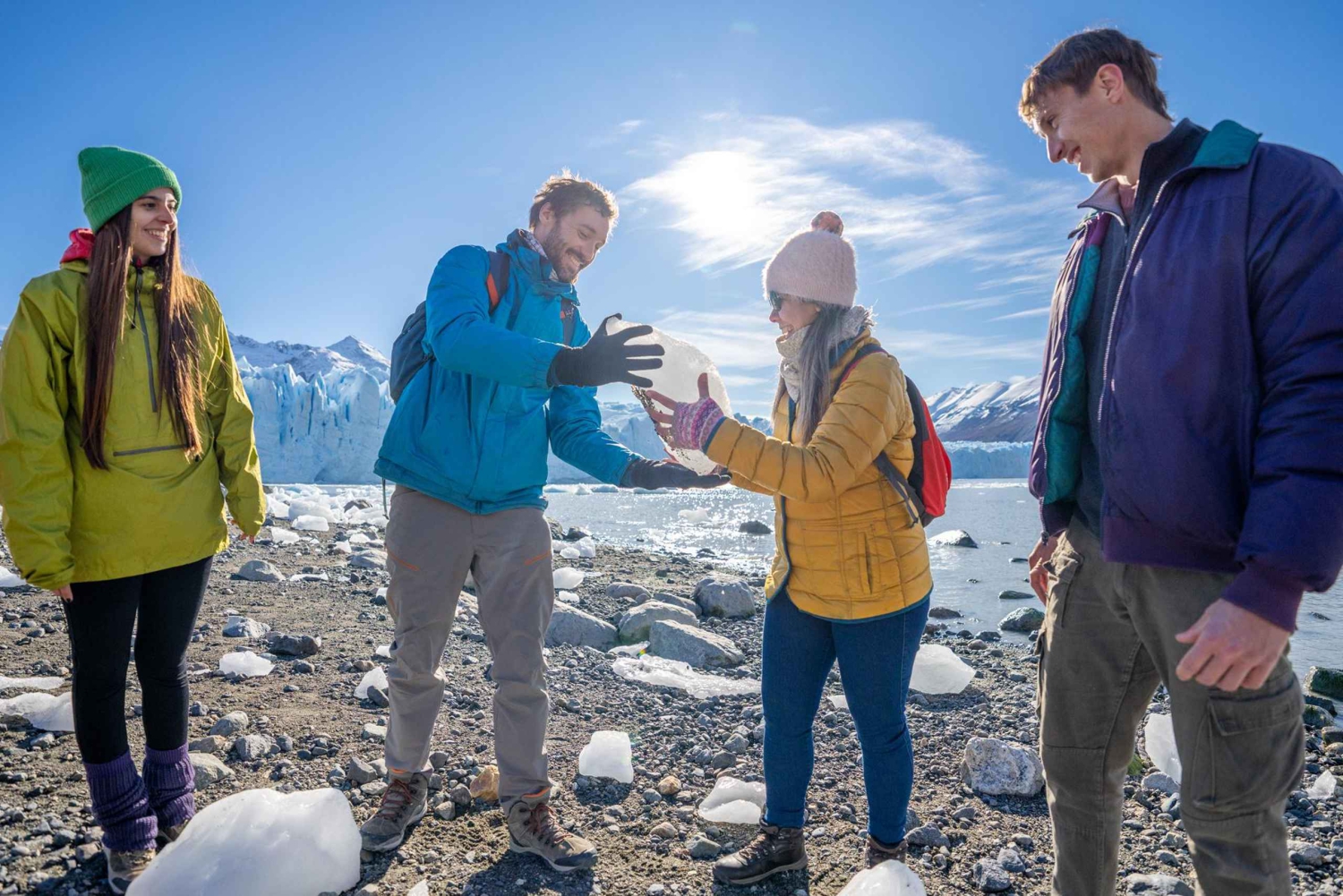 El Calafate: 'Perito Moreno-breen med den blå safarituren'.