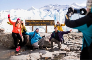 El Calafate: 'Perito Moreno-breen med den blå safarituren'.
