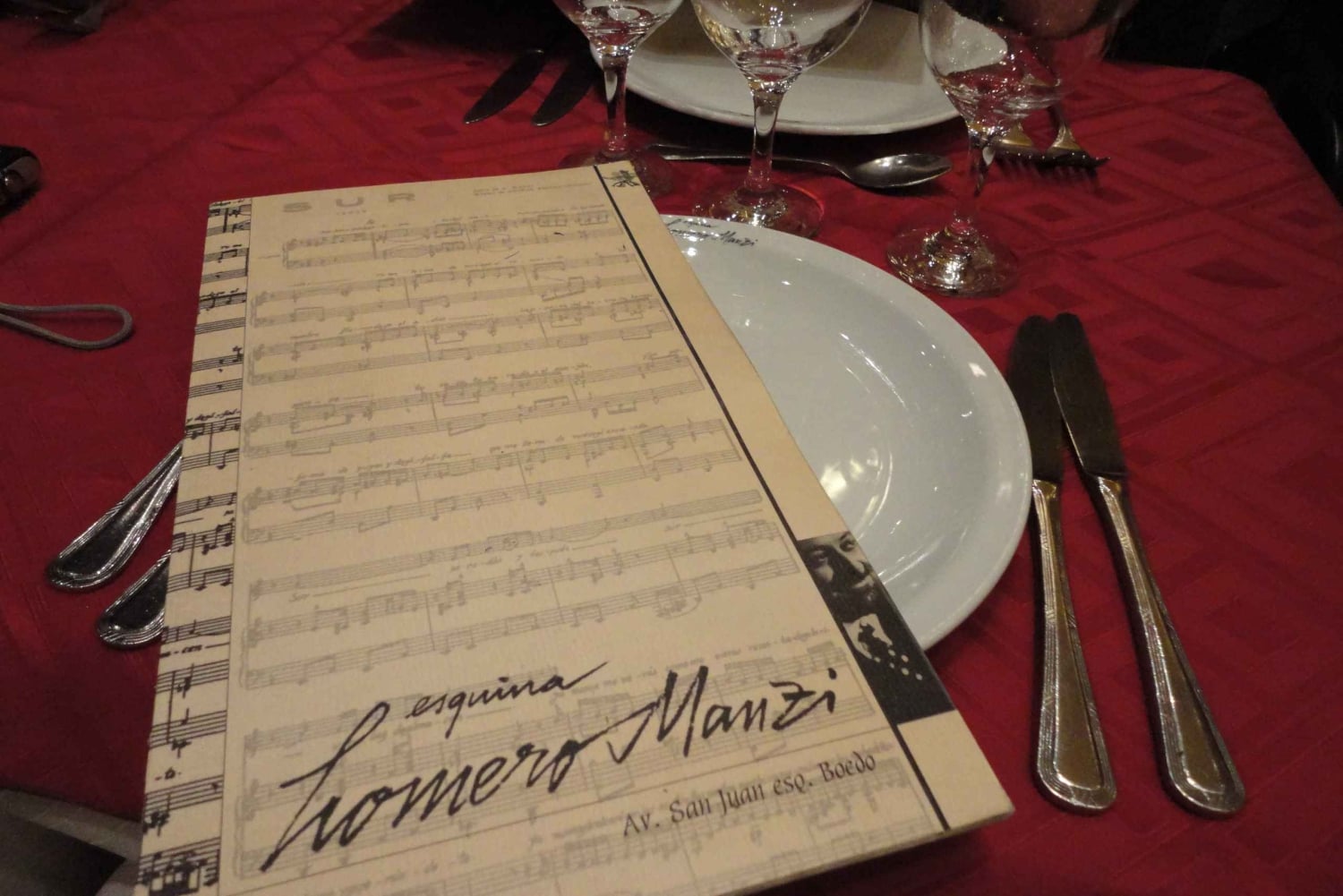 Ужин Esquina Homero Manzi и танго-шоу