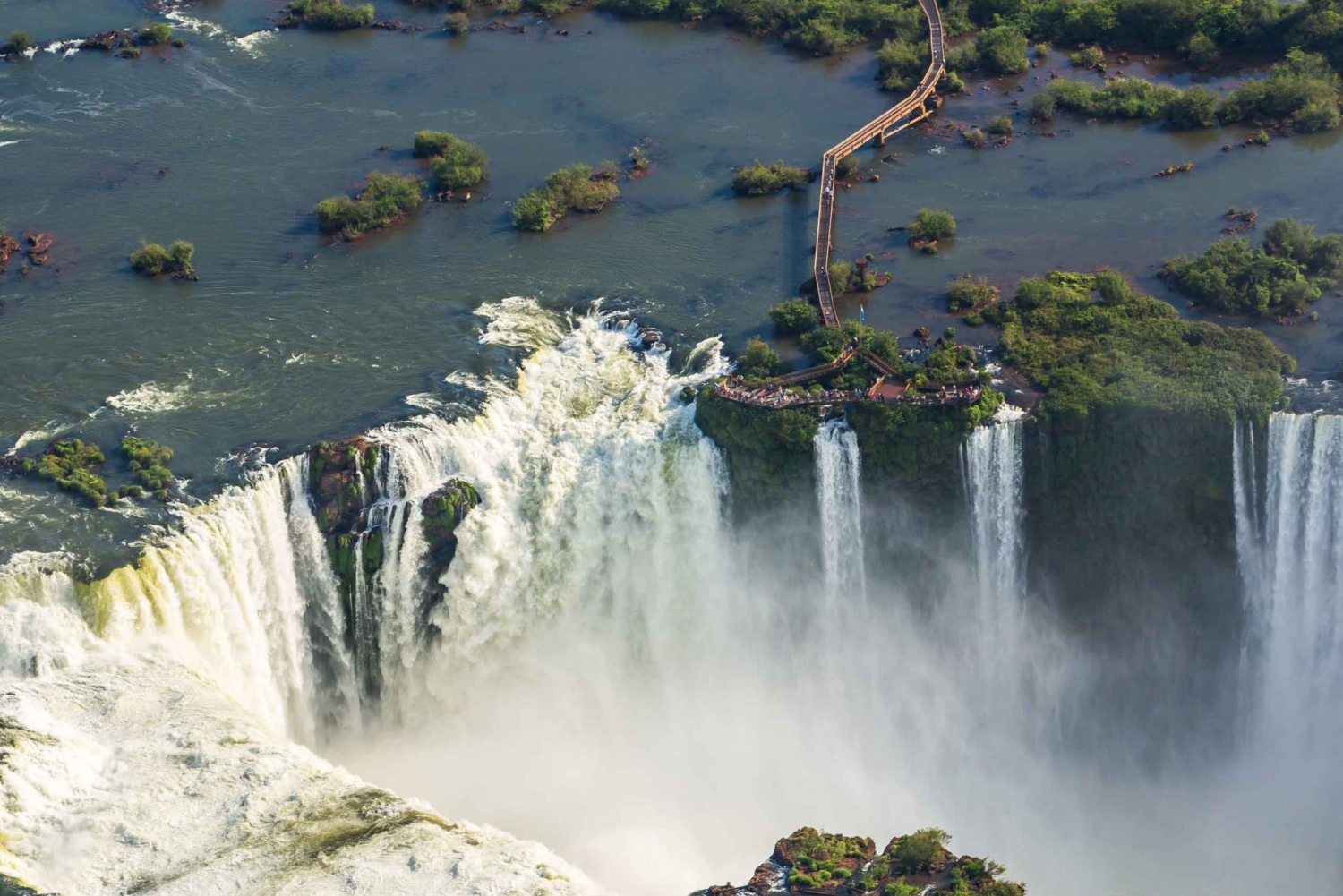 Foz do Iguaçu: Brasiliansk side av fossen