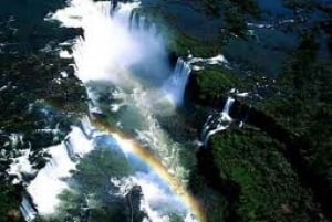 Fra Argentina: Iguazu-fossene på brasiliansk side og Itaipu-dammen