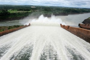 Из Аргентины: водопад Игуасу, бразильская сторона, и плотина Итайпу.