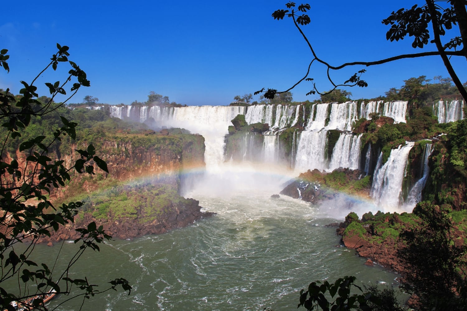 Fra Foz do Iguaçu: Argentinske Iguazu-vandfald med billet