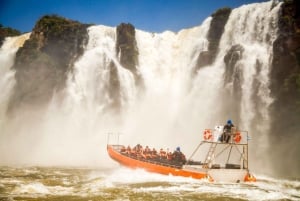 From Foz do Iguazu: Brazil Iguazu Falls & Macuco Safari Boat