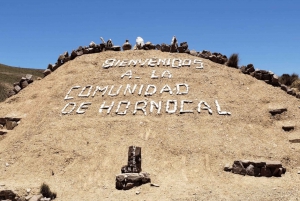 Von Jujuy: Serranías de Hornocal mit Quebrada de Humahuaca