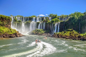 From Puerto Iguazu: Brazilian Falls with Boat Adventure