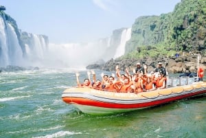 From Puerto Iguazu: Brazilian Falls with Boat Adventure