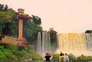 Fra Puerto Iguazu: Brasiliansk side av fossen med billett