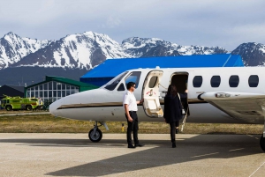 Från Ushuaia till Punta Arenas med privatjet