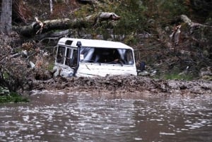 FWD-tur till sjöarna Fagnano och Escondido