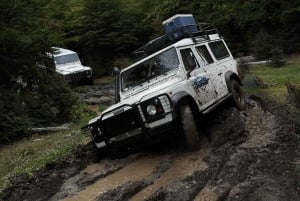 FWD-tur till sjöarna Fagnano och Escondido