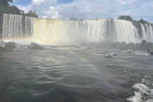 Gids en vervoer in de watervallen van Iguaçu