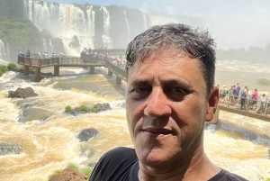 Gids en vervoer in de watervallen van Iguaçu