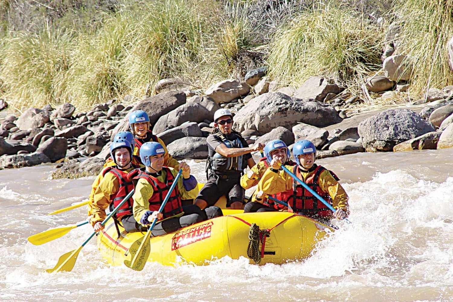 Półdniowy rafting rzeką Mendoza