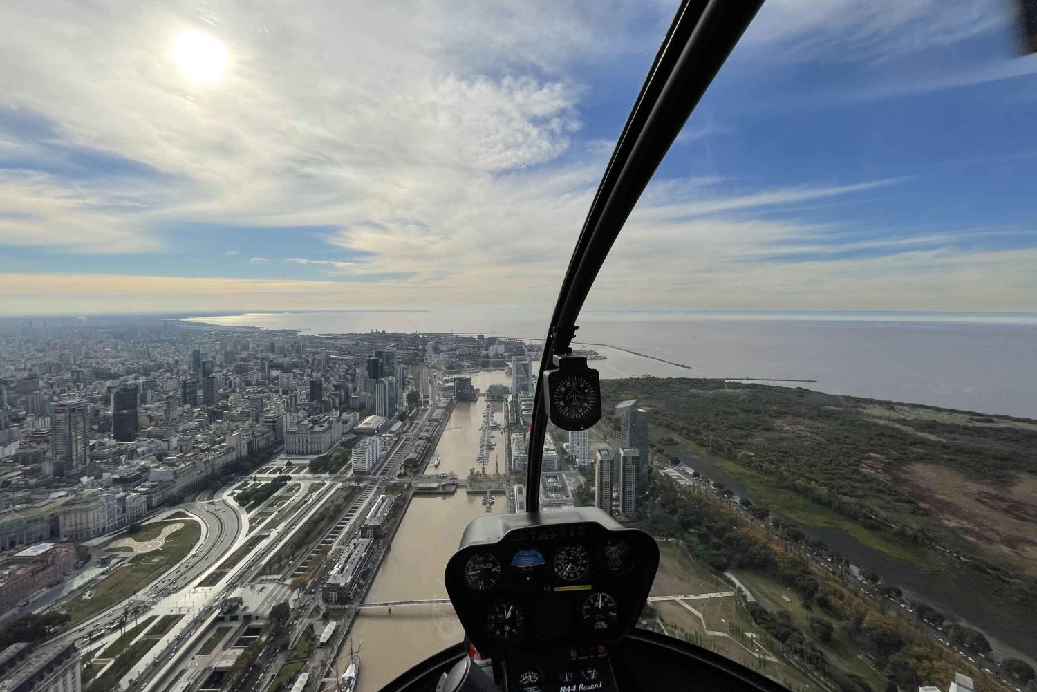 Helicopter flights in Buenos Aires