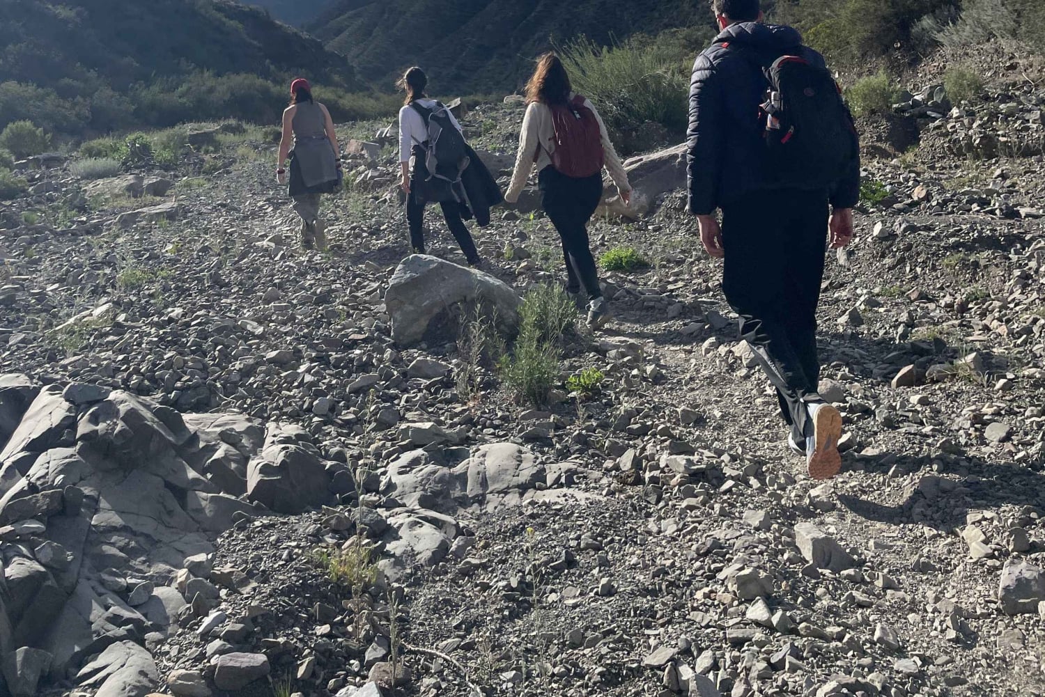 Hiking and Argentine Asado in the foothills of the Andes.