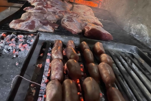 Senderismo y Asado Argentino en La Precordillera de Los Andes.