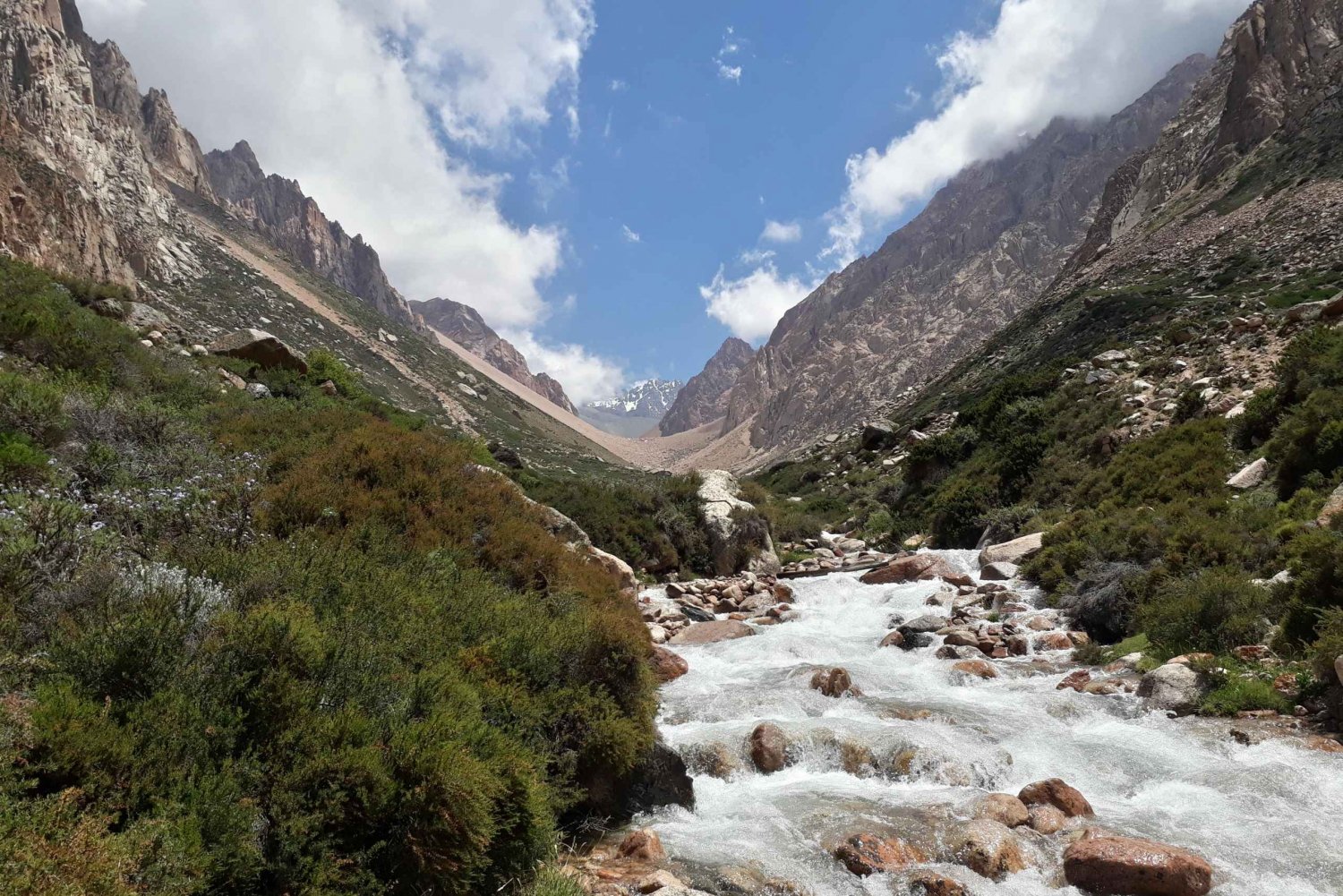 Vandring 'Cajón de los Arenales' fra Mendoza eller Uco-dalen