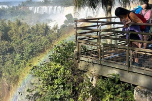 Visite privée des chutes d'Iguaçu côté brésilien et argentin