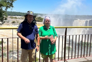 Visite privée des chutes d'Iguaçu côté brésilien et argentin