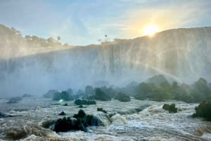 Visite privée des chutes d'Iguaçu côté brésilien et argentin