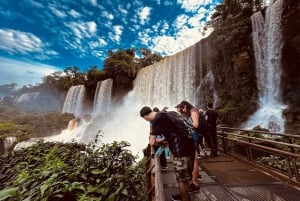 Visite privée des chutes d'Iguaçu côté brésilien et argentin