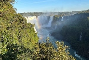 Visite privée des chutes d'Iguaçu côté brésilien et argentin