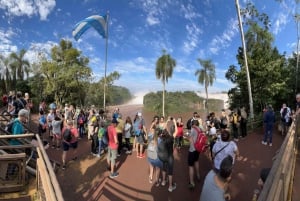 Visite privée des chutes d'Iguaçu côté brésilien et argentin