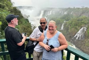 Visite privée des chutes d'Iguaçu côté brésilien et argentin