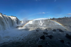 Visite privée des chutes d'Iguaçu côté brésilien et argentin