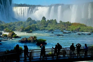 Visite privée des chutes d'Iguaçu côté brésilien et argentin