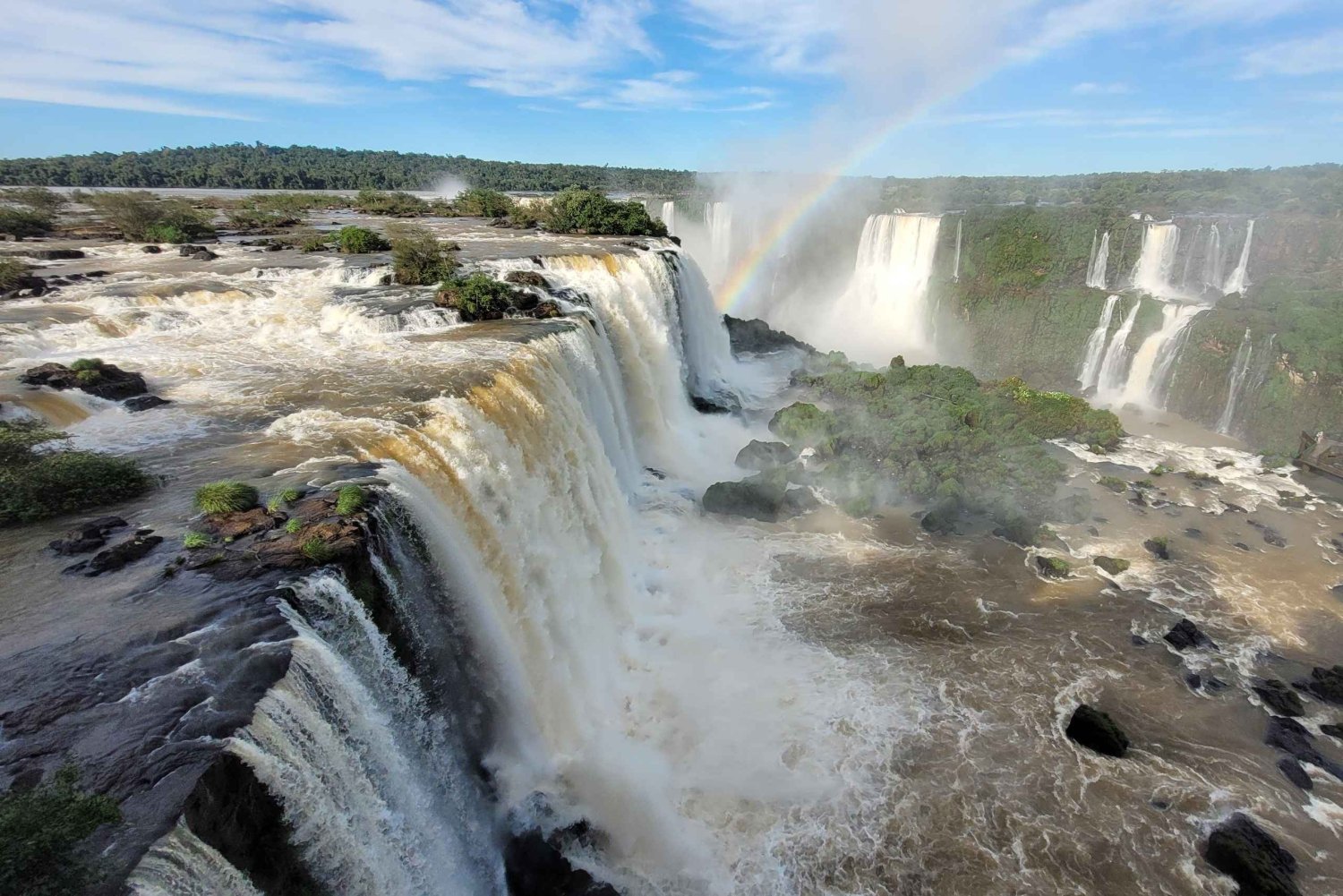 Chutes d'Iguassu : Côté brésilien, parc ornithologique et tour en hélicoptère
