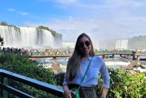 Iguassu Falls: Brazilian Side, Bird Park & Helicopter Tour