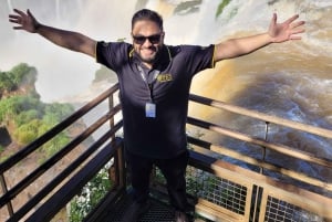 Iguassu Falls: Brazilian Side, Bird Park & Helicopter Tour