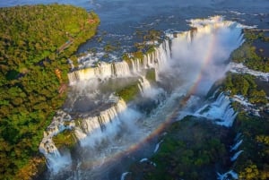 Iguassu Falls: Brazilian Side, Bird Park & Helicopter Tour